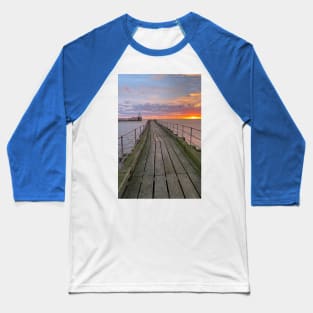 Sunrise Portrait Baseball T-Shirt